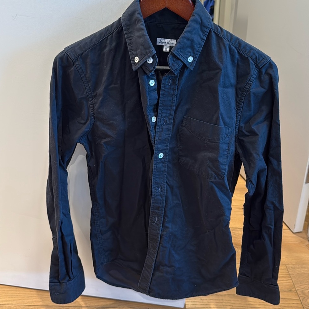 Steven Alan black button down